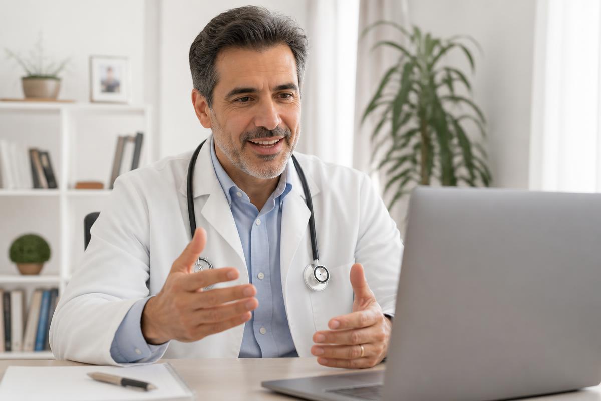 Virtual consultation connected with at-home testing and follow-up care